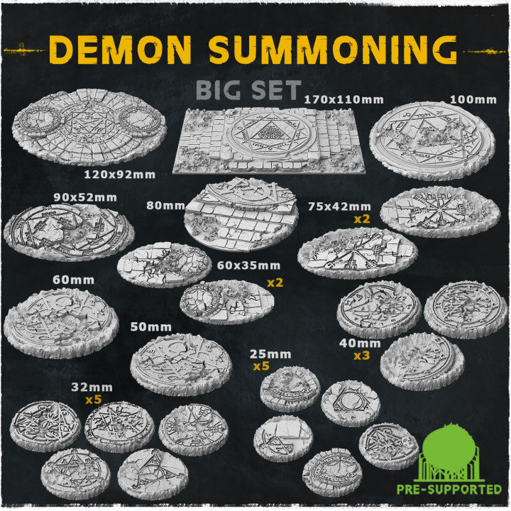 Demon Summoning Base Toppers
