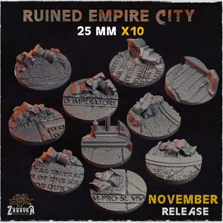 Ruined Empire Base Toppers