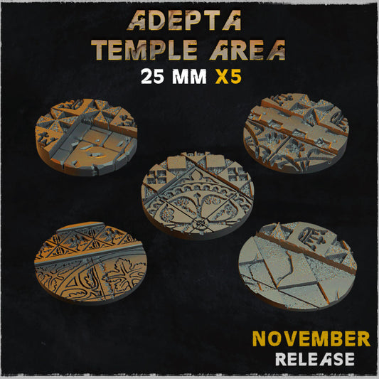 Adepta Temple Base Toppers