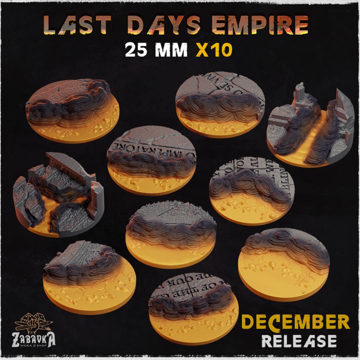 Lava and Fire Set 1 Base Toppers