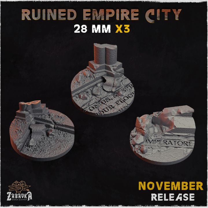 Ruined Empire Base Toppers