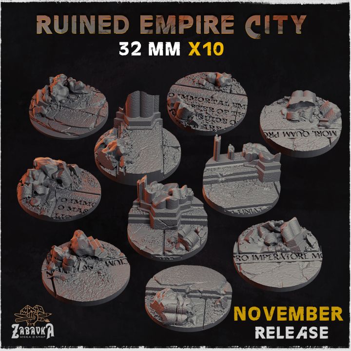 Ruined Empire Base Toppers