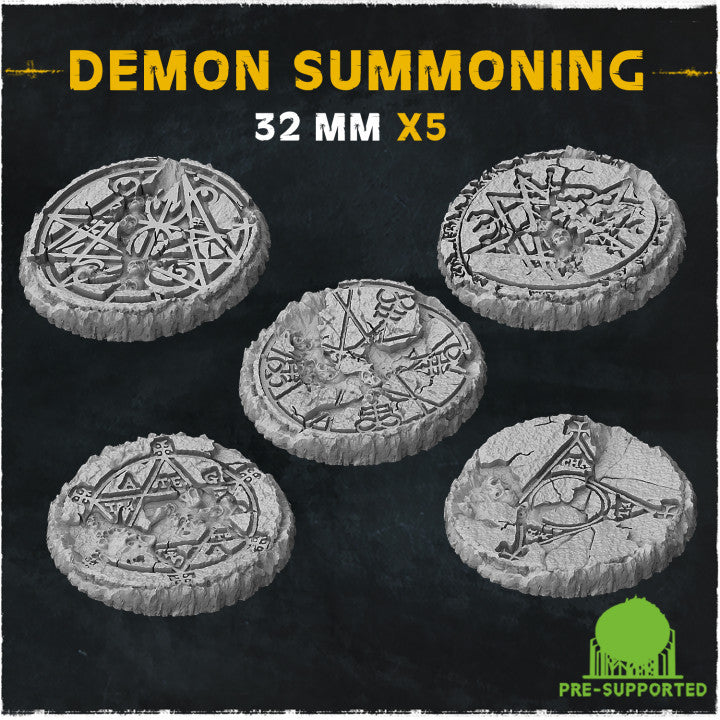 Demon Summoning Base Toppers