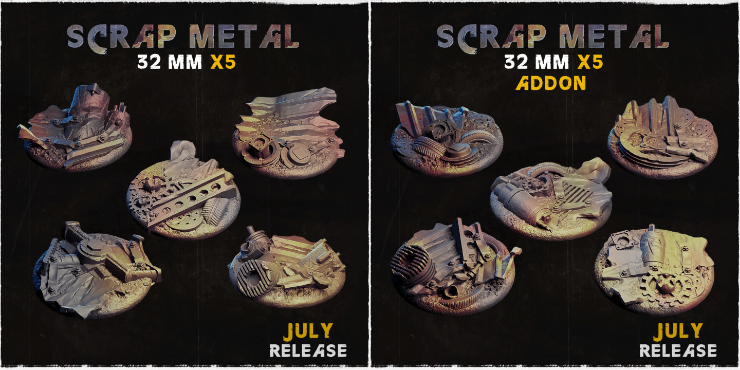 Scrap Metal Basing bits and Toppers