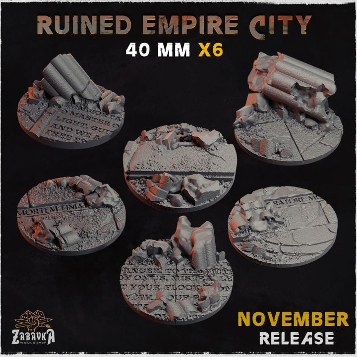Ruined Empire Base Toppers