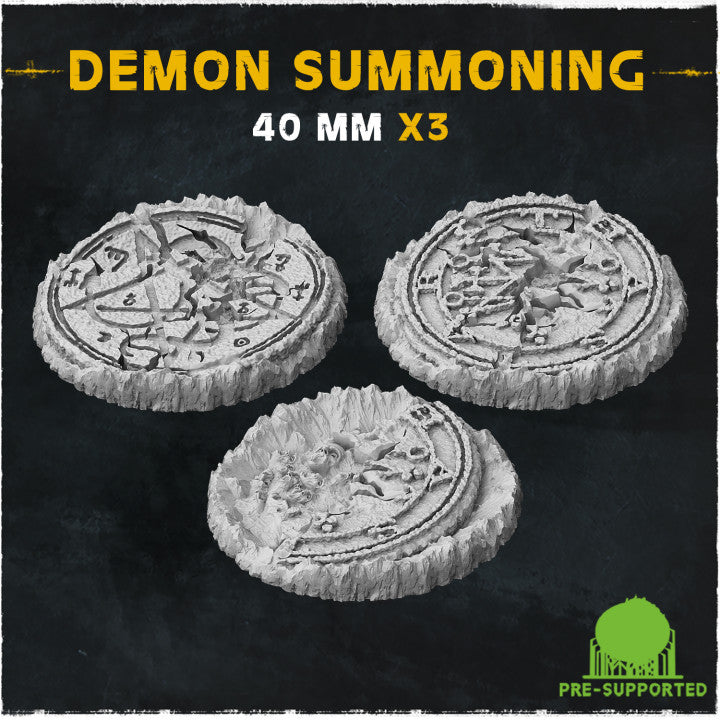 Demon Summoning Base Toppers