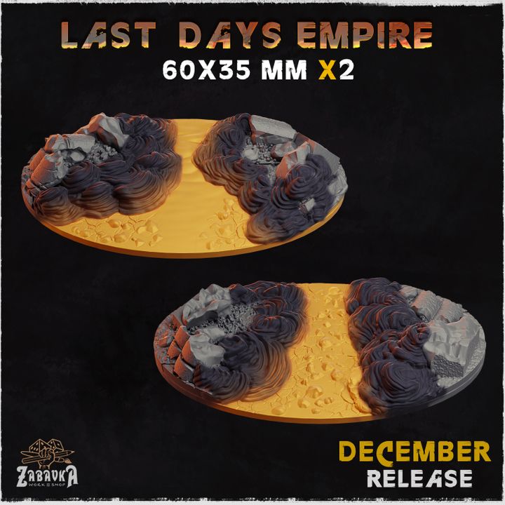 Lava and Fire Set 1 Base Toppers