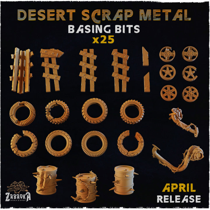 Desert Scrap Metal - Basing Bits