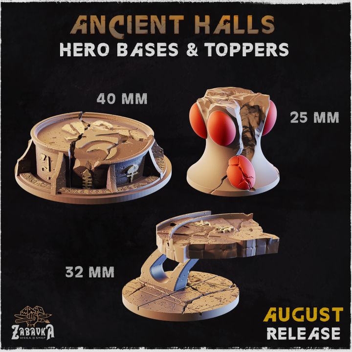 Ancient Halls - Base Toppers