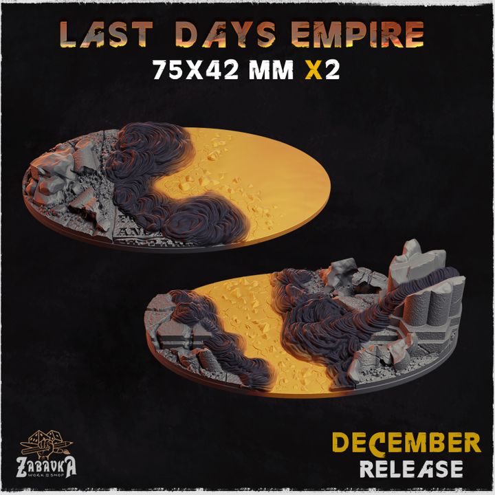 Lava and Fire Set 1 Base Toppers