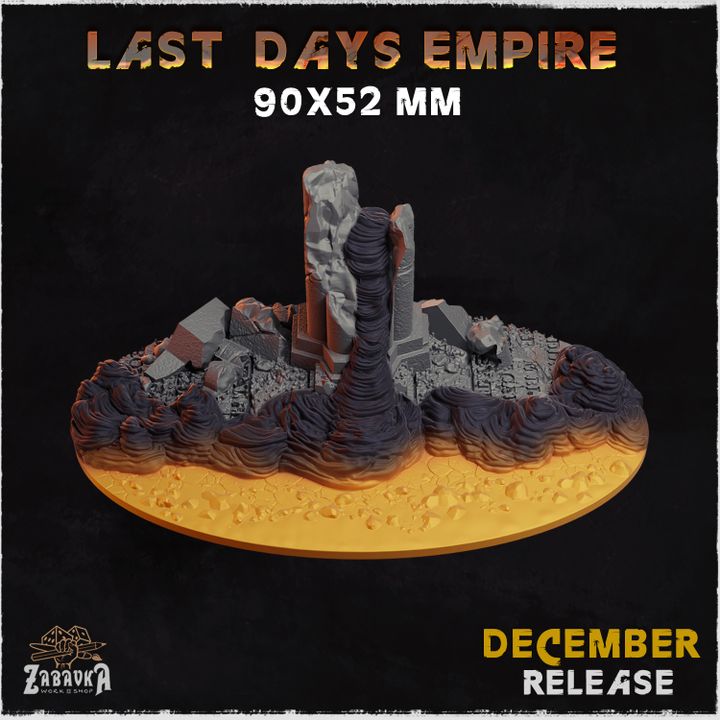 Lava and Fire Set 1 Base Toppers