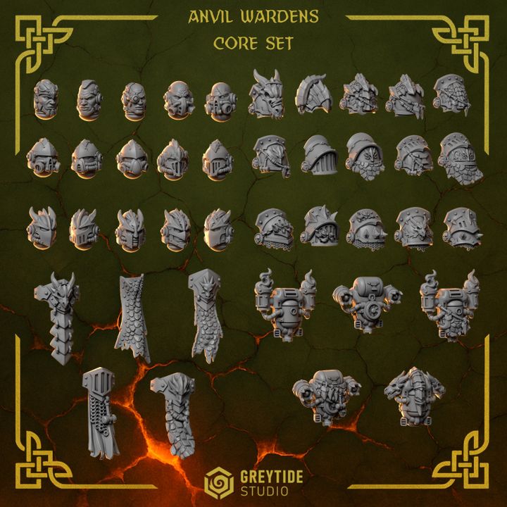 Anvil Wardens - Primaris Conversion - The Core Set -