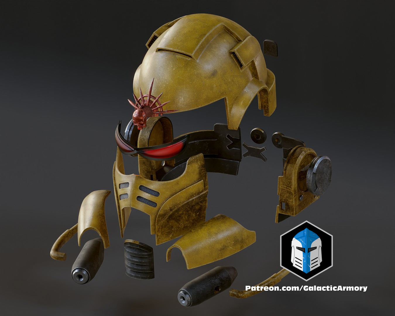Full-Scale Loyalist Space Marine Helmets