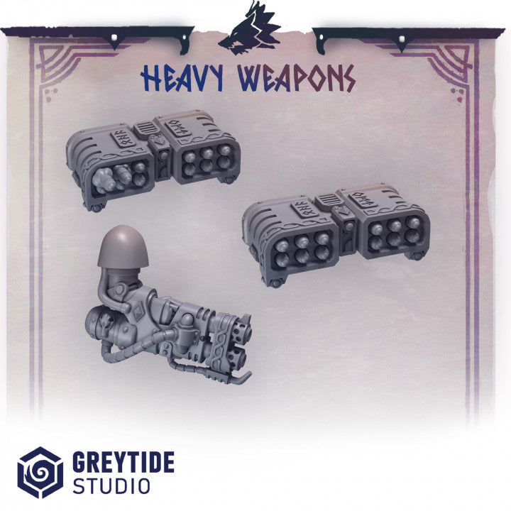 Greytide studio heavy weapons