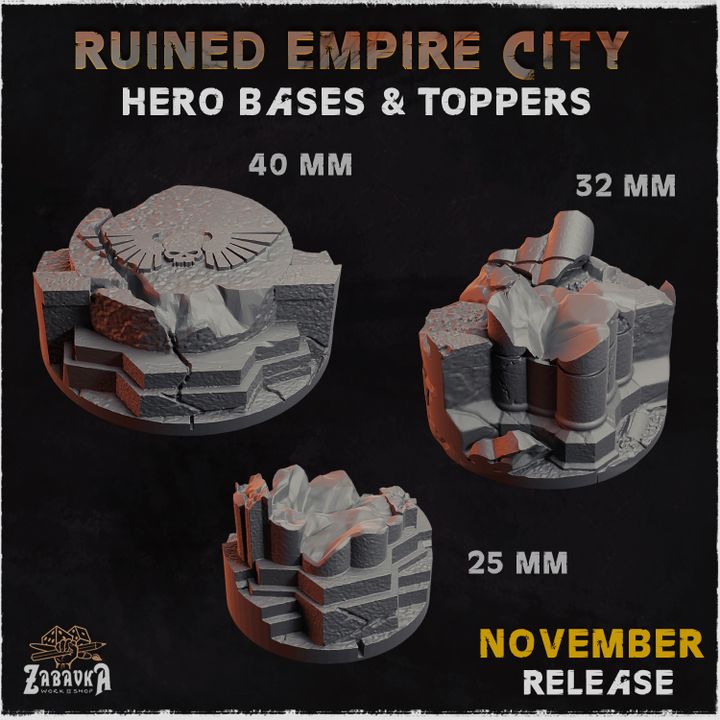 Ruined Empire Base Toppers