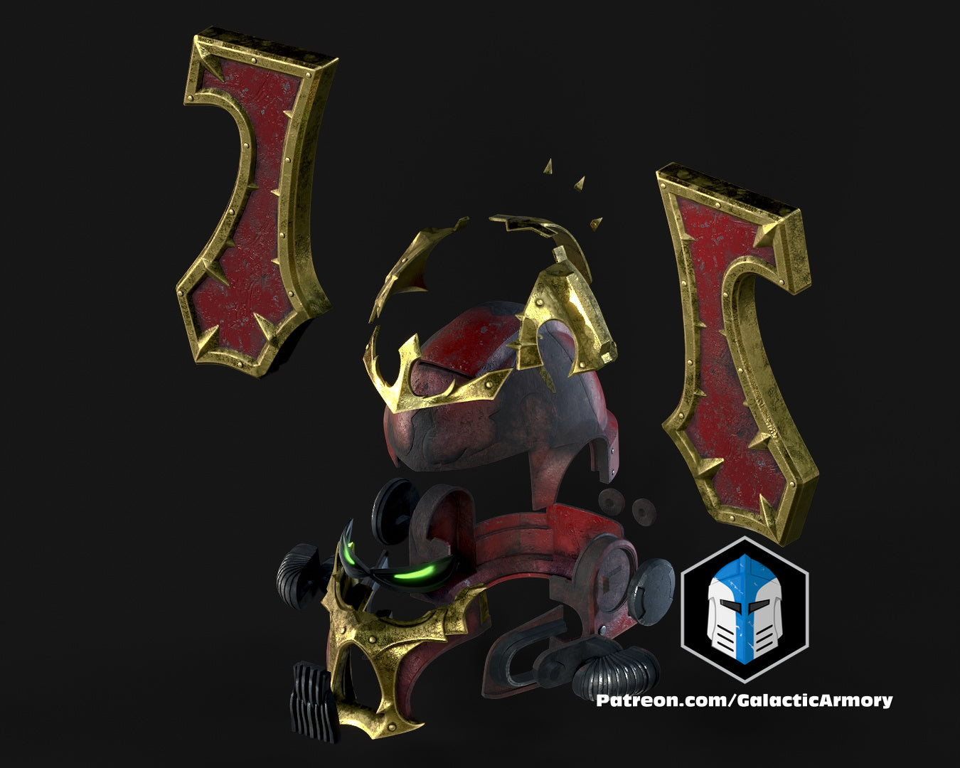 Full-Scale Heretic Marine Helmets