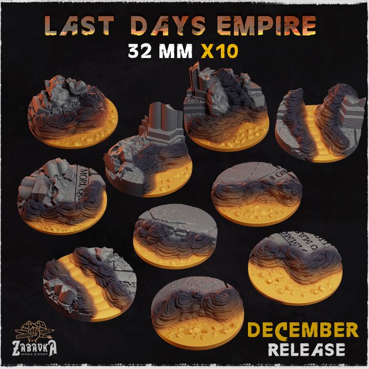 Lava and Fire Set 1 Base Toppers