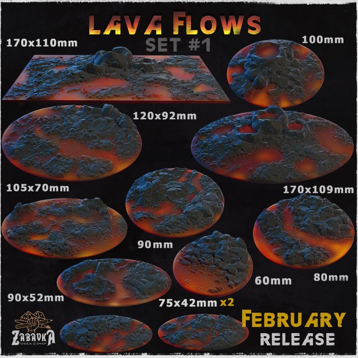 Lava Flows - Base Toppers