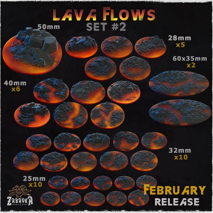 Lava Flows - Base Toppers