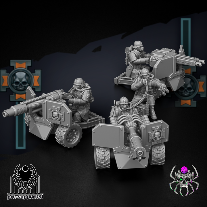 Korps of Ashes - Heavy Weapons Squad