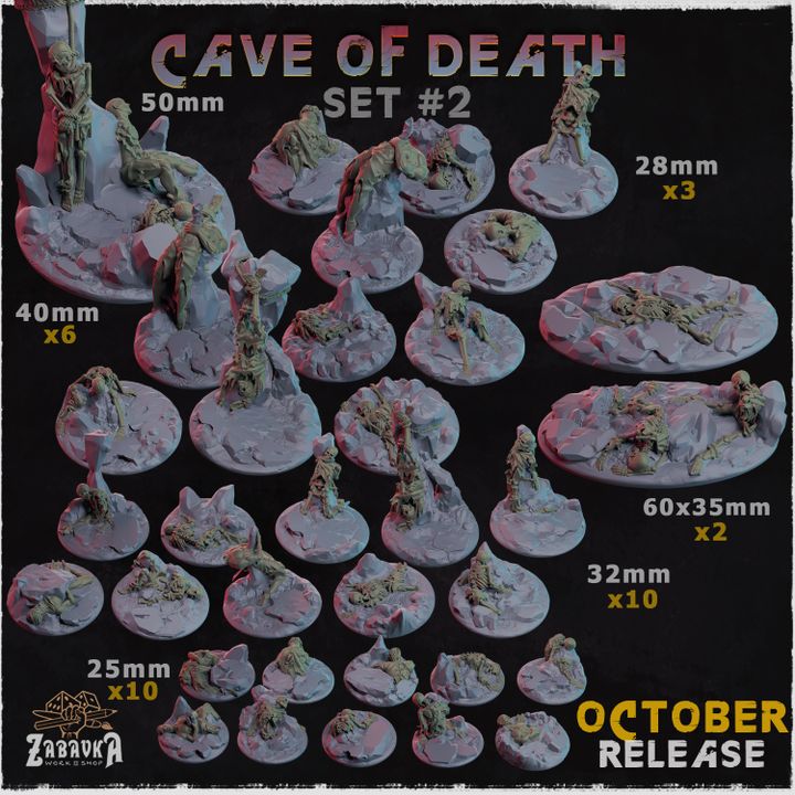 Cave of Death - Base Toppers