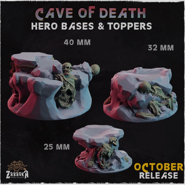 Cave of Death - Base Toppers