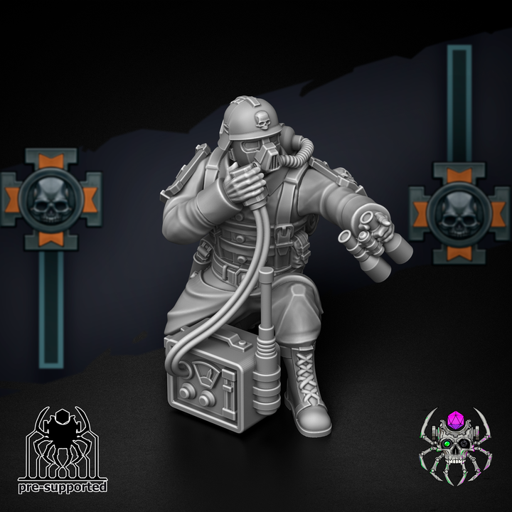 Korps of Ashes - Heavy Weapons Squad