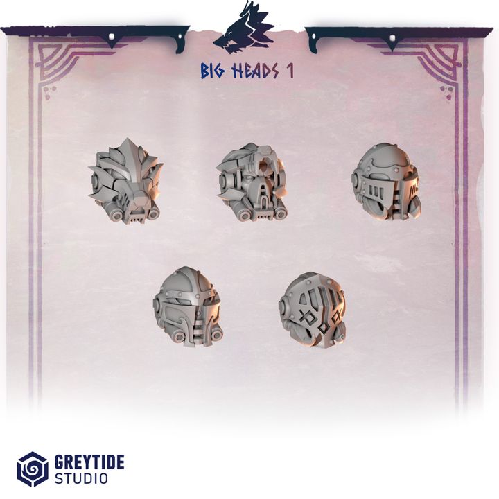 Primal Hounds - Primaris Conversion - Big Heads