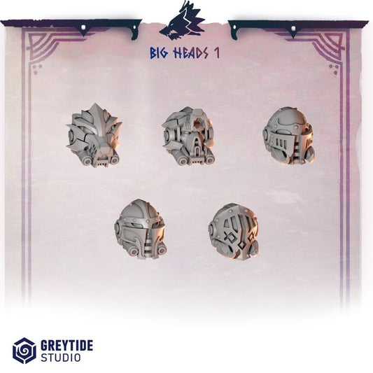 Primal Hounds - Primaris Conversion - Big Heads