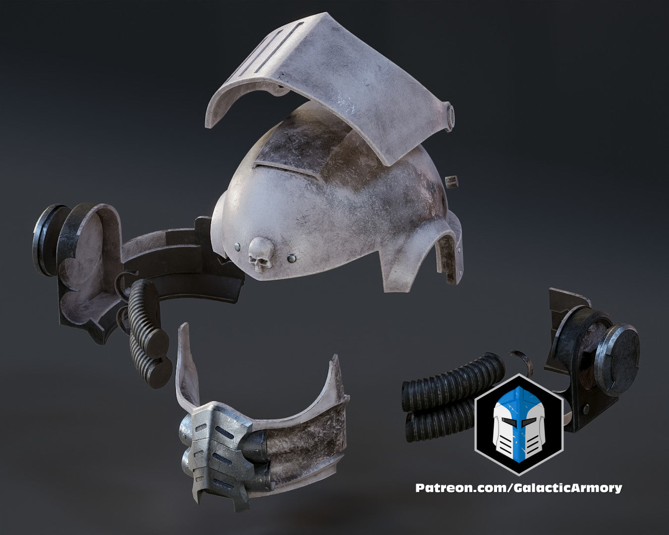 Full-Scale Loyalist Space Marine Helmets