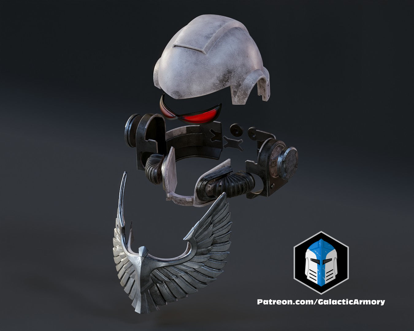 Full-Scale Loyalist Space Marine Helmets
