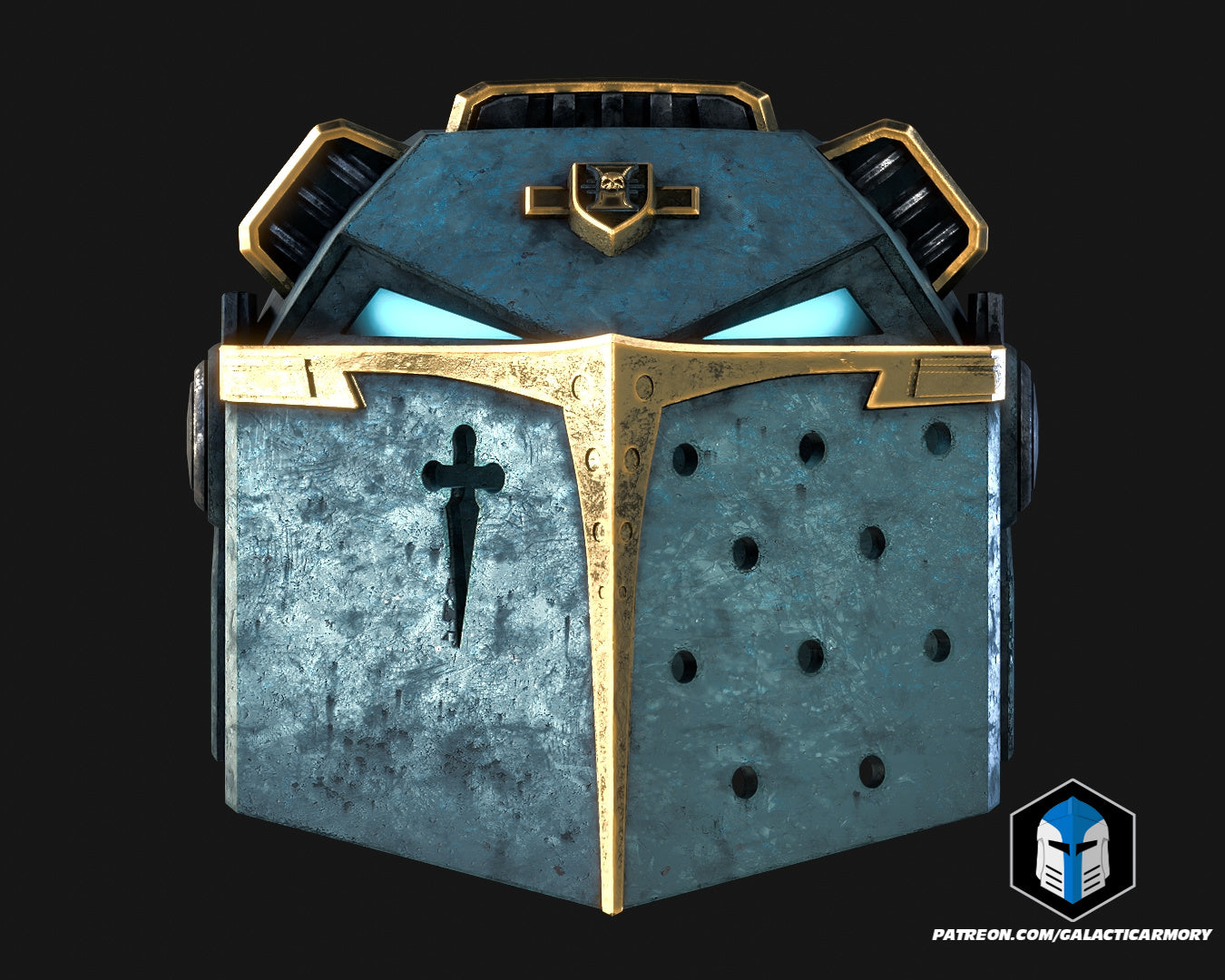 Full-Scale Loyalist Space Marine Helmets