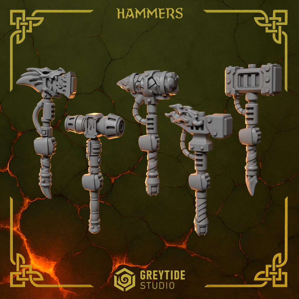 Anvil Custom Labels Weapons Mod Anvil Wardens - Primaris Conversion - Melee Weapons – Kinross Tabletop
