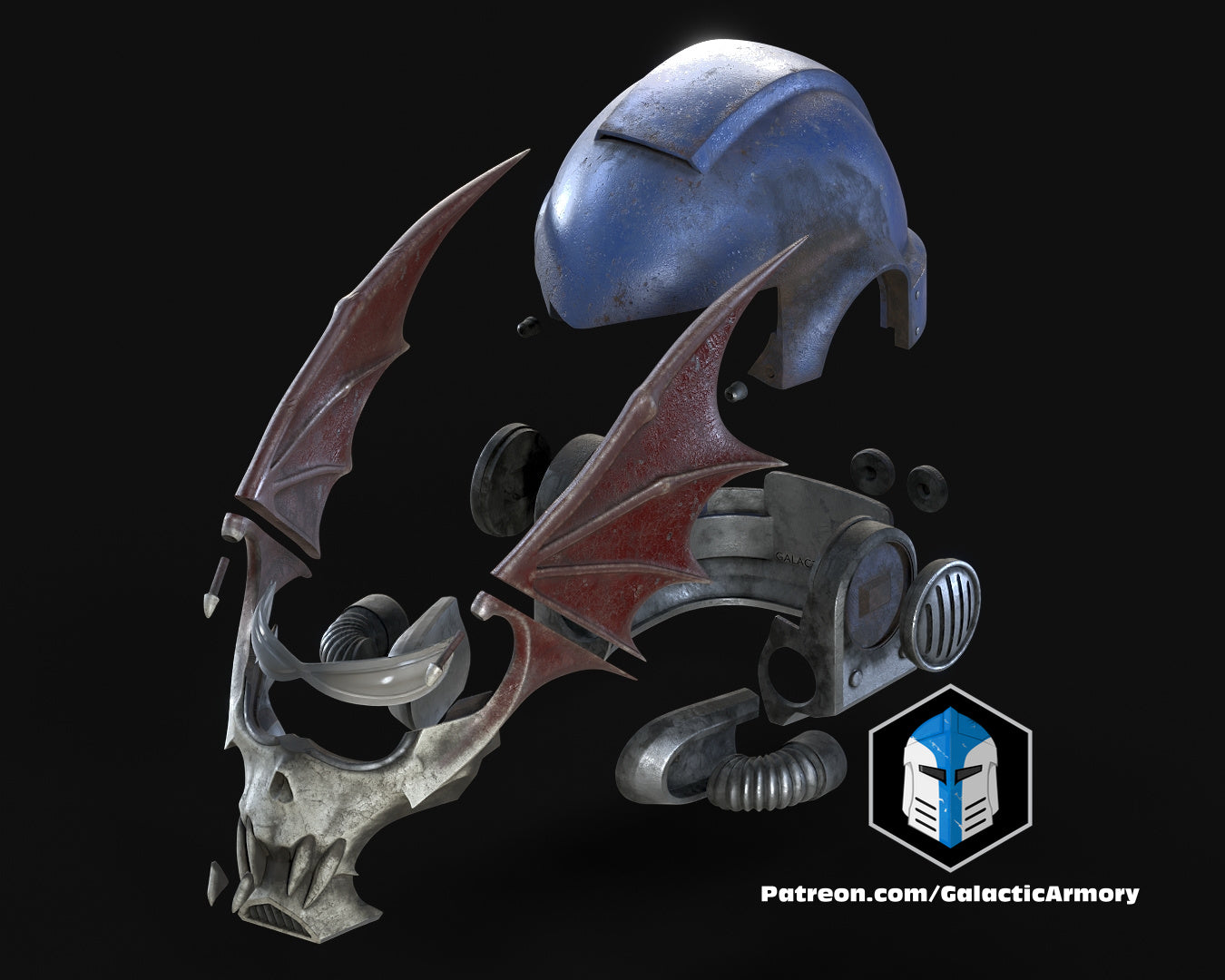 Full-Scale Heretic Marine Helmets