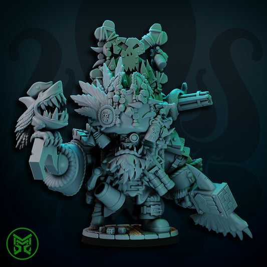 Pirate Orcs - Pirate Boss - In Mega Armour