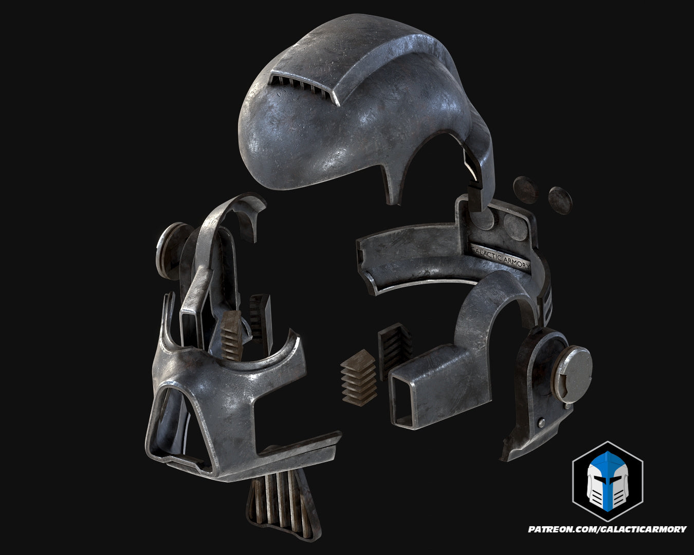 Full-Scale Loyalist Space Marine Helmets