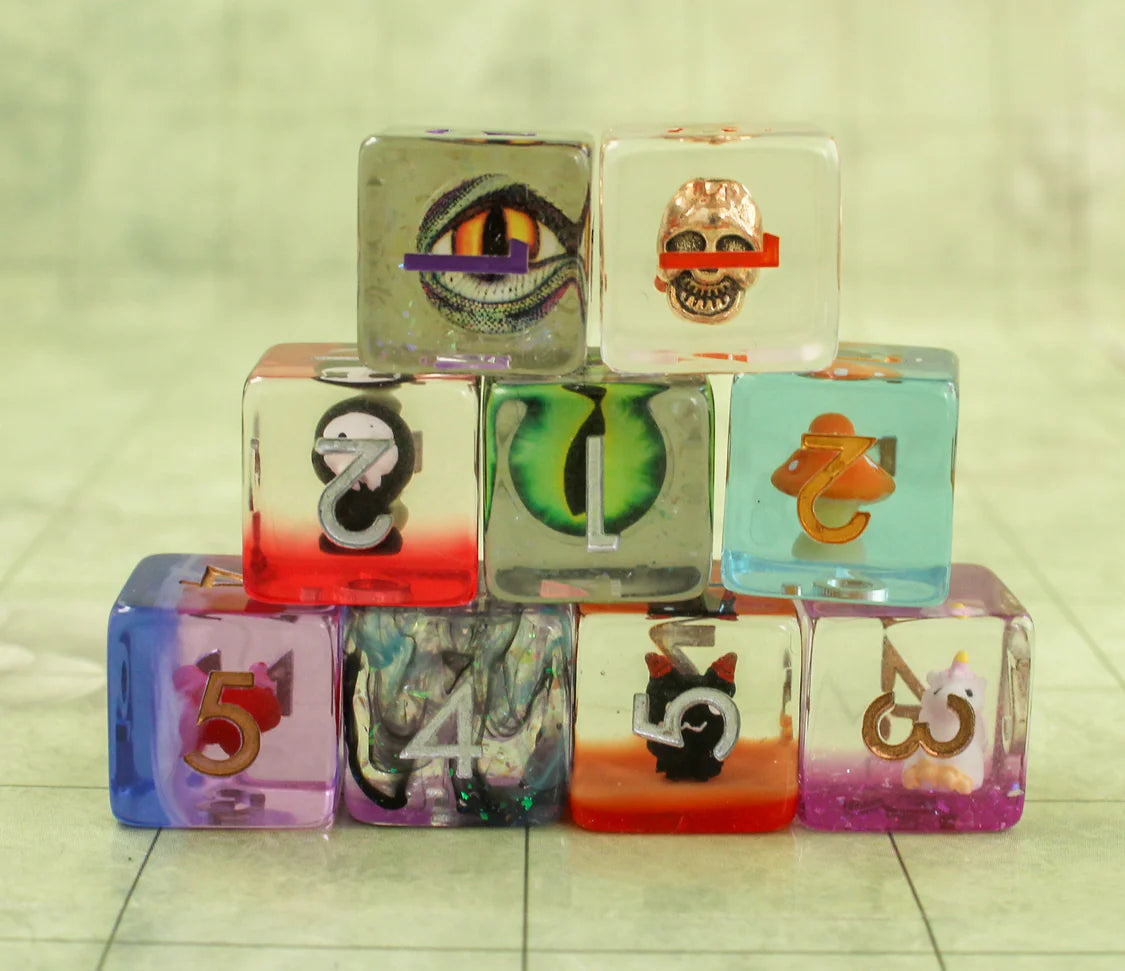 Mystery Dice Goblin - Mystery Dice Set - Inclusion set