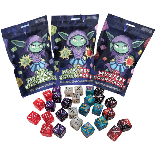 Mystery Dice Goblin - Mystery Dice Set - Counter dice +/-